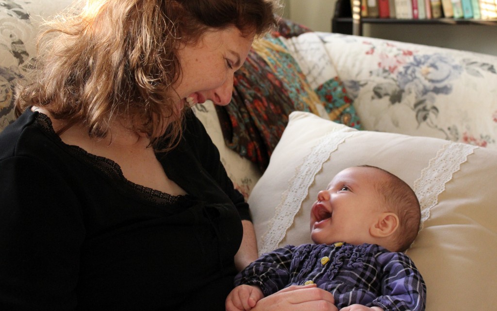 Norah and Jeannie Laughing